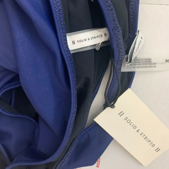 Solid‎ & Striped The Marissa Two-Piece Bikini Blue - Picture 10 of 10